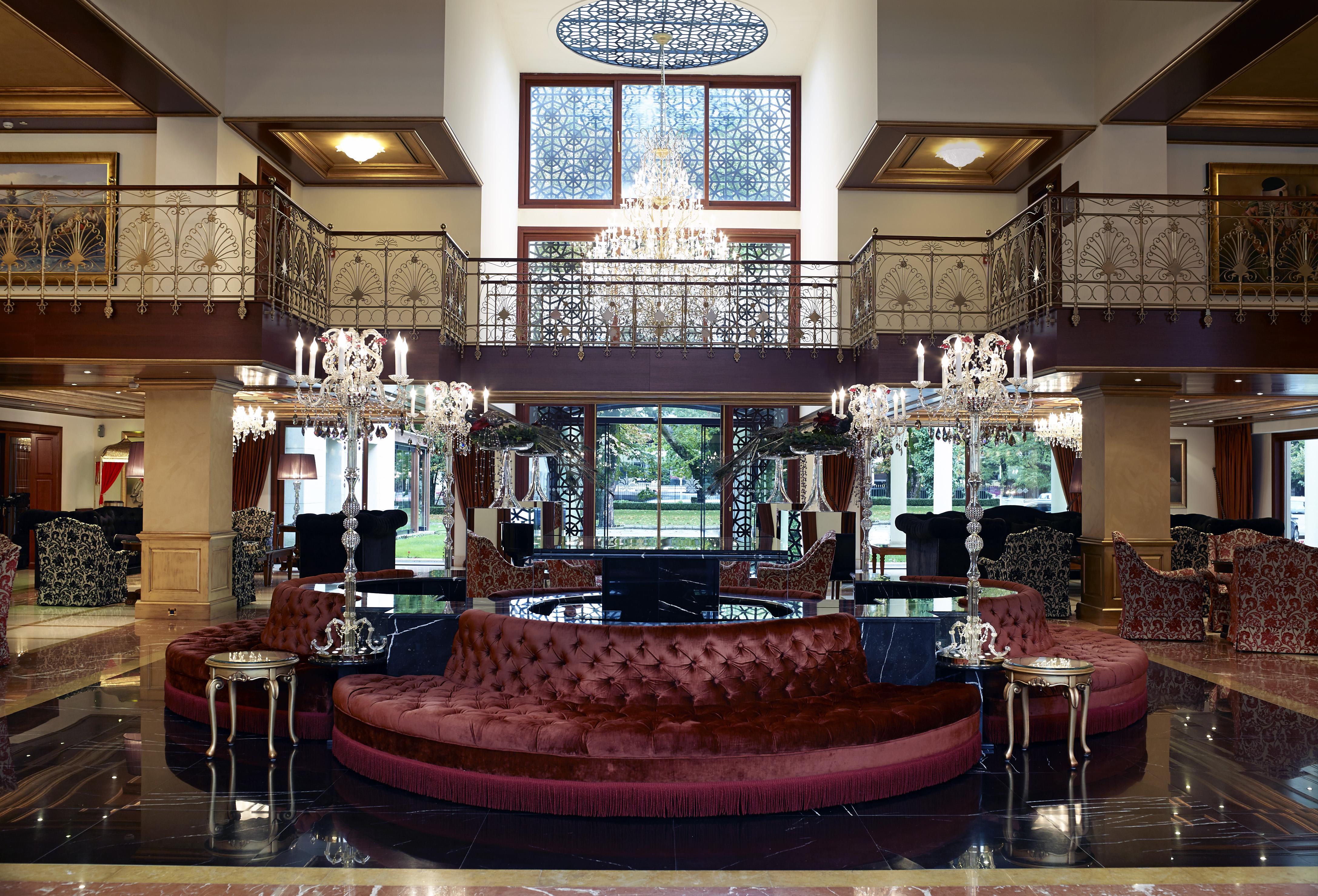 Grand Serai Congress And Spa Янина Экстерьер фото The lobby of the hotel